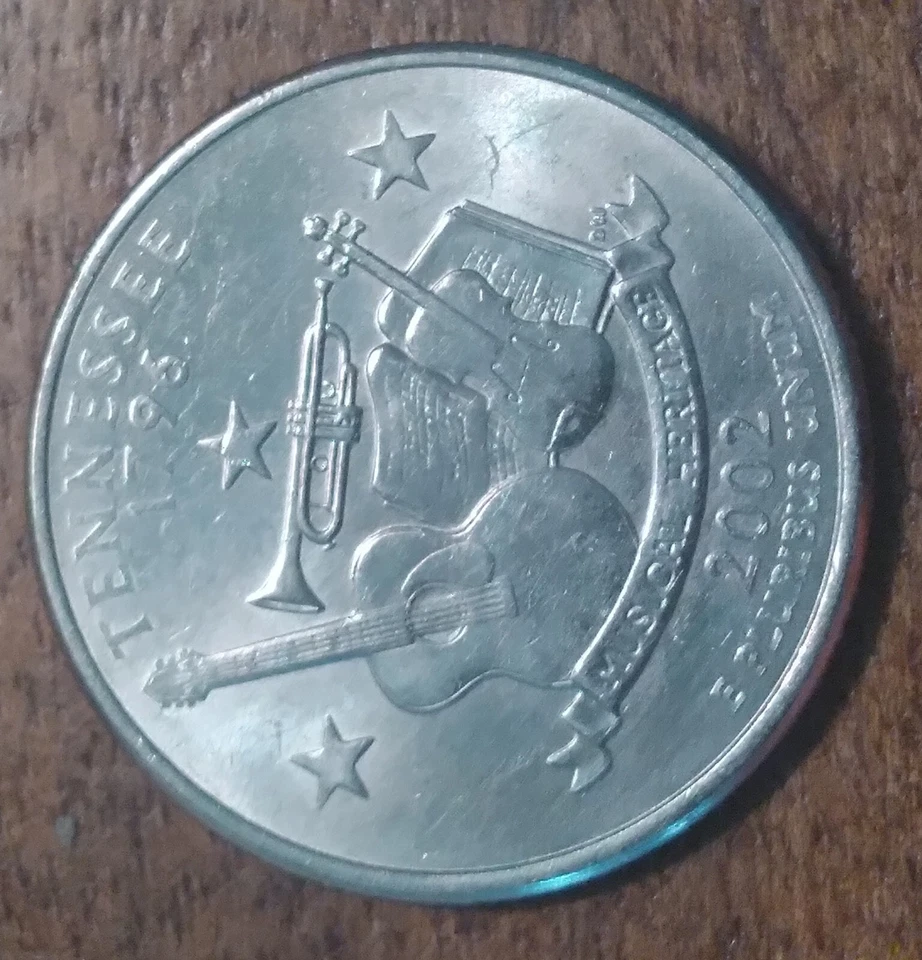 2002-D Tennessee State Quarter With Strike Through Error (Grease) - Image 3 of 4