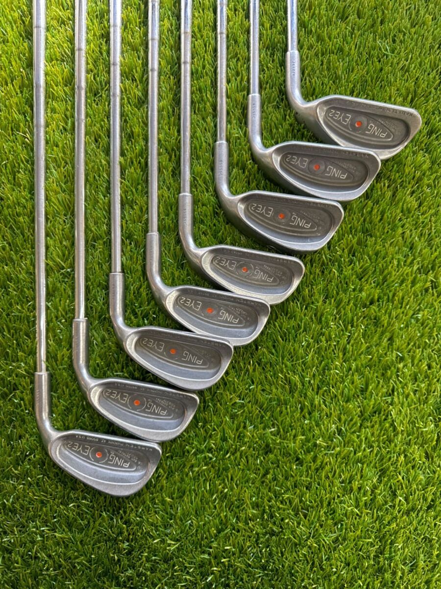 Ping Eye2 ORANGE DOT Iron Set 8pcs 3-W, S Steel Flex S | eBay Ping Eye2 ORANGE DOT Iron Set 8pcs 3-W, S Steel Flex S | eBay