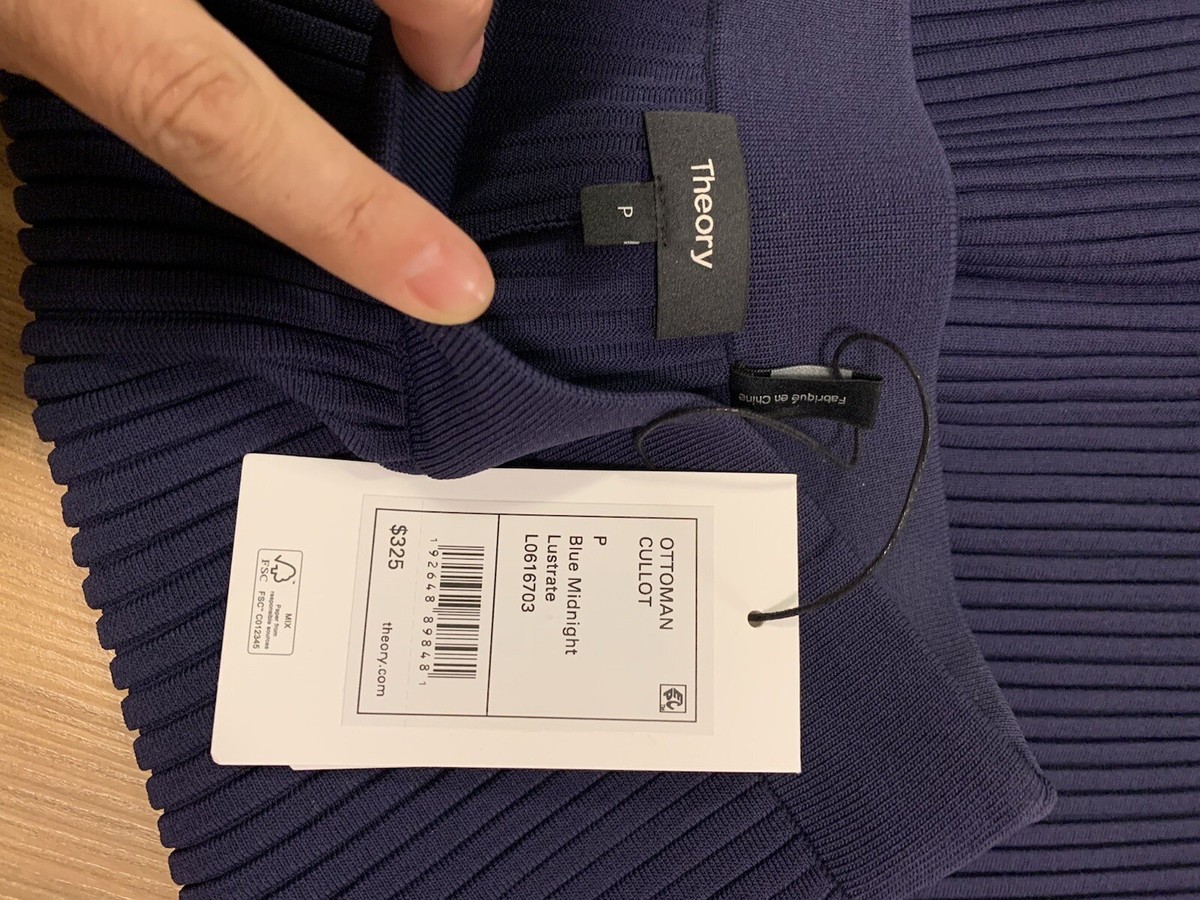 Theory Ottoman Cullot NWT P | eBay 