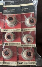 Lot Of 6 Vintage CHICAGO SPECIALTY 7984C Hose Connector Expandable Rubber NEW