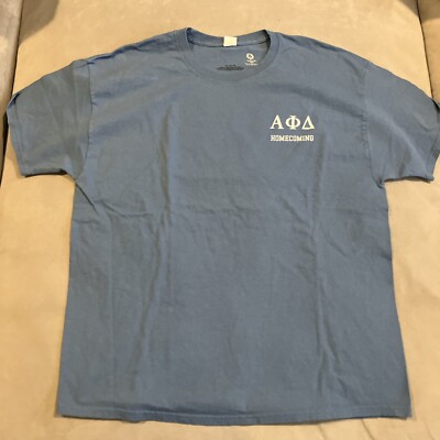 Awesome - Hanes - Alpha Phi Delta - 2019 Homecoming Double Sided T Shirt - XL