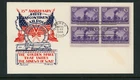 1944 FDC USA Scott # 922-29 Fleetwood Knapp Cachet VF Cover Railroad Unaddressed