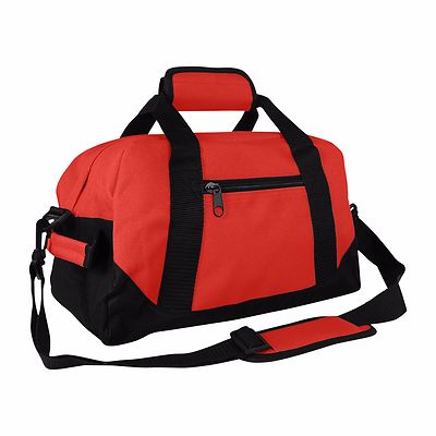 DALIX 14'' Duffle Gym Mini Travel Bag Green Black Gray Blue Red Pink Orange