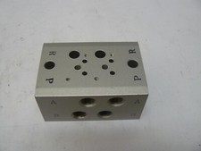 SMC 2 solenoid manifold body new