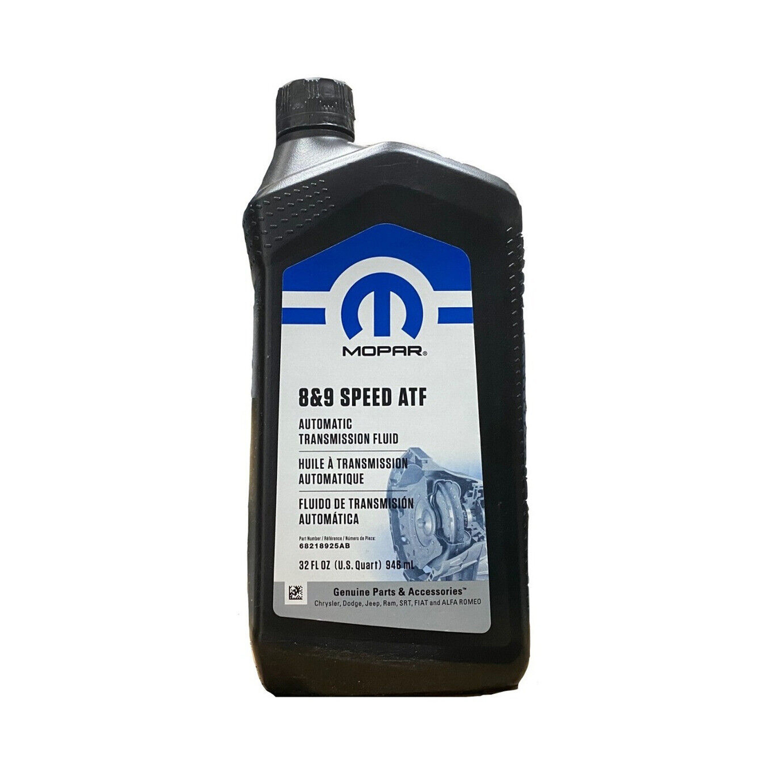 Genuine Mopar 68218925AB Automatic Transmission Fluid ZF 8 and 9 speed ATF 1 Qt eBay