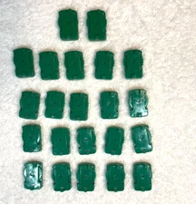 22 Tudor Electric Football Total Team Control Bases TTC Dark Green