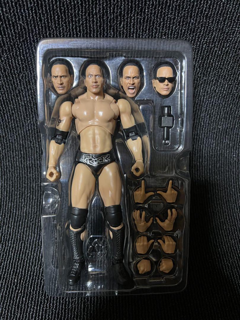 Figure S.H.Figuarts The Rock WWE World Wrestling Entertainment | eBay