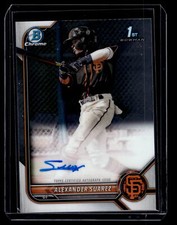 Alexander Suarez 2022 Bowman Chrome 1st Autograph Auto A Card #CPA-ASR
