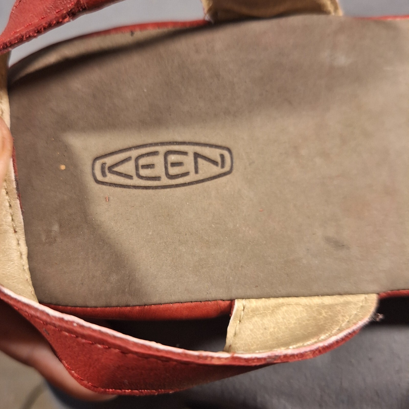 Sandali Keen donna taglia 10 5 marrone marrone cinturino e fibbia