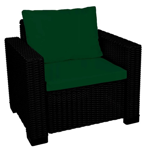 KETER CUSHION PADS FOR ALLIBERT CALIFORNIA RATTAN GARDEN FURNITURE ARMCHAIR SOFA - Picture 24 of 44