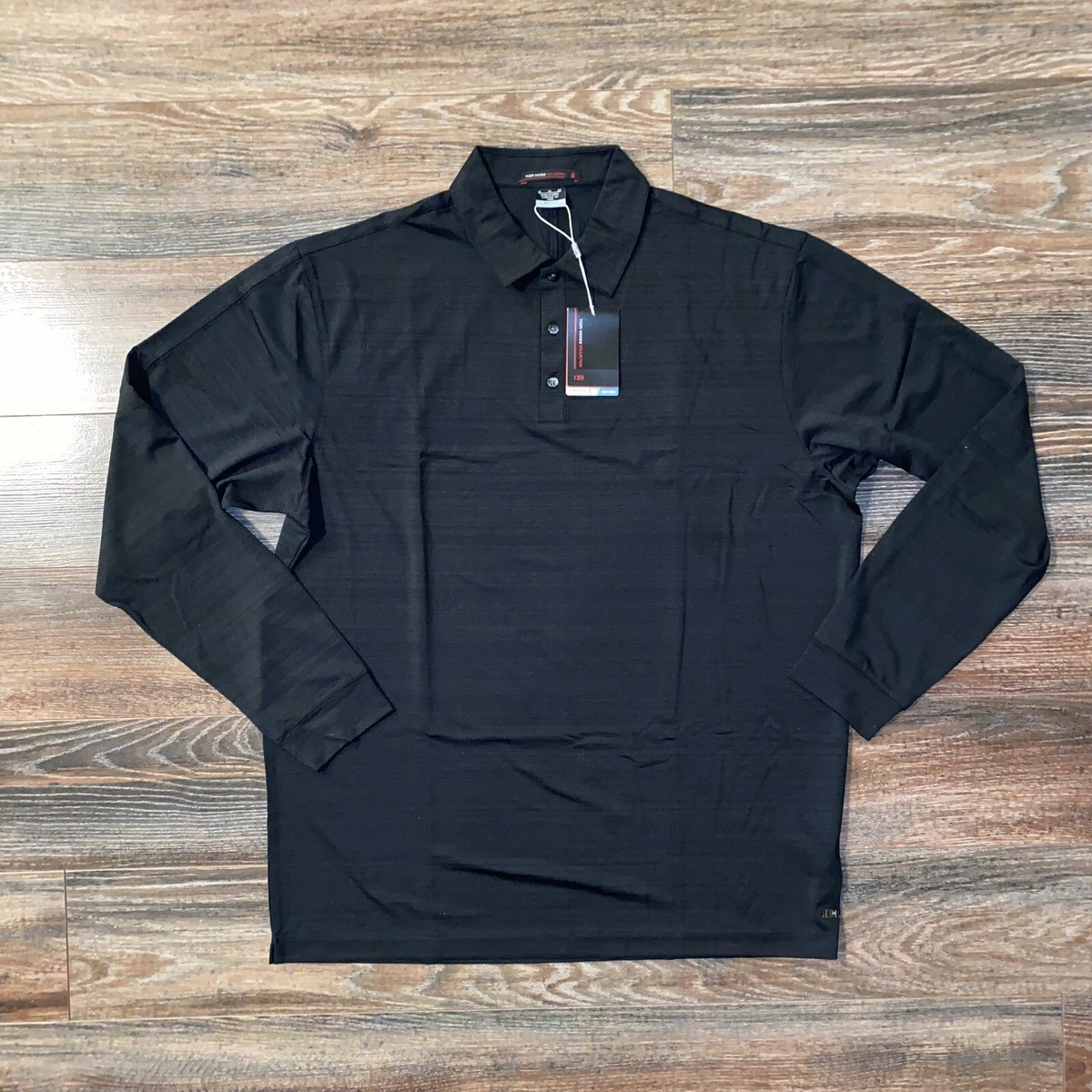 ポロカントリー　Lサイズ New Nike Tiger Woods Collection Long Sleeve Polo Shirt XL