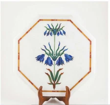 15" Table Top Marble Pietra dura​ Handmade Home Decor and Gifts