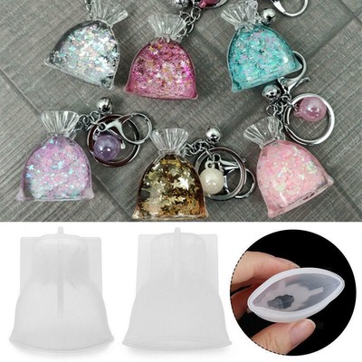 3D Lucky Bag Silikon Schmuck Geldbörse Harz Epoxid Form Gießen Handwerk Zum Selbermachen