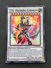 Yugioh T.G. Halberd Cannon 1st Edition Super Rare LC5D-EN216 NM