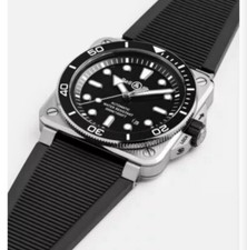 Brand New 2025 Bell & Ross BR-03 Diver Black Steel Complete BR03A-D-BL-ST/SRB 3