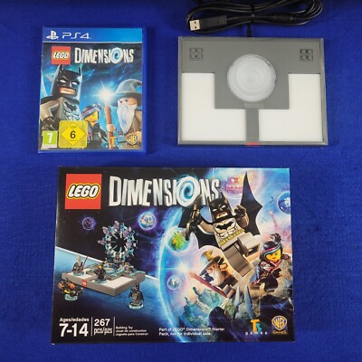 ps4 LEGO DIMENSIONS STARTER PACK 100% Complete PORTAL & PARTS ARE