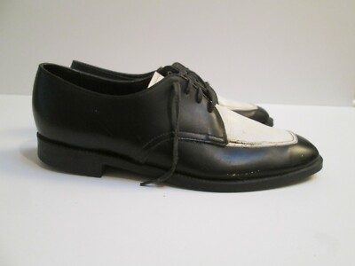 1950's Vintage Black & White Two Tone Shoes ROCKABILLY/IVY/MOD | eBay