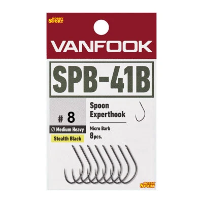 VANFOOK AREA HOOK SPB-41B SIZE 8 AMI COMPETIZIONE CON MICRO BARB 8 PEZZI