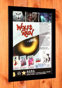 Wolf S Rain Anime Manga Old Promo Mini Poster Ad Page Art Framed Ebay