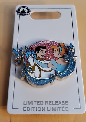 Disney Pin Valentine's Day Cinderella & Prince Charming Pin LR | eBay