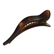 Parcelona French Brill Beak Medium Celluloid Slide in Claw Clip Clamp for Women