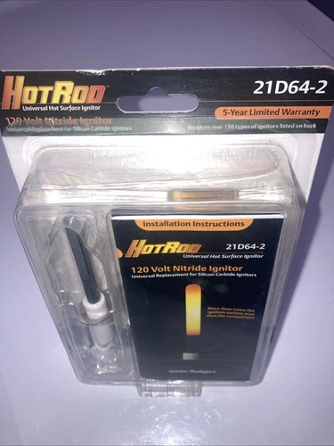 NEW- White-Rodgers 21D64-2 Hot Surface Ignitor 120 Volt Nitride Ignitor