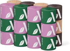 100 Bamboo 3-Ply Toilet Paper Unscented 24 Rolls FSC Certified, 350 Sheets