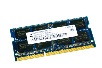IMSH2GS13A1F1C-10F GENUINE QIMONDA 2GB LAPTOP MEMORY DDR3 PC3-8500S (CA610)