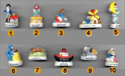2004 NORDIA CHANTS DE NOTRE ENFANCE FEVE CERAMIC MATTE 3D TO CHOOSE FROM