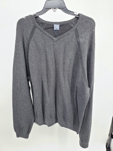 Taylor Vintage Reversible V Neck Sweater Pullover Herren Gr. XXL Neu mit Etikett Dunkelgrau - Bild 3 von 8