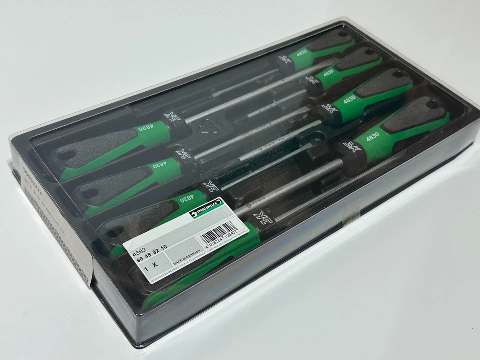 NUEVO Juego de 8 destornilladores de taladro Stahlwille Tools Alemania 4892, mango de 3 componentes Foto 2 de 4