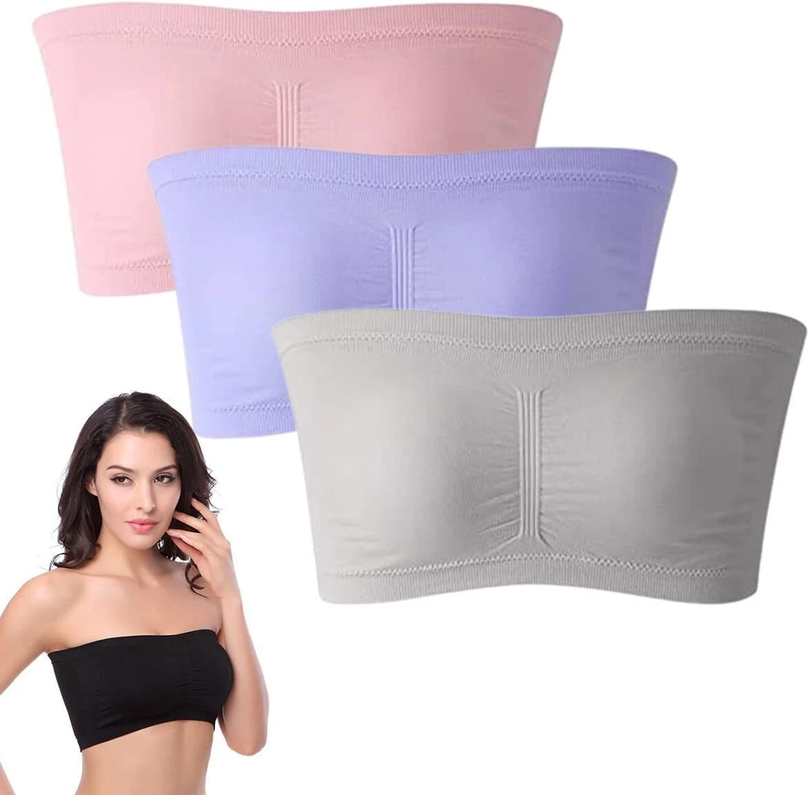 Ultimate Lifter Stretch Strapless Bra, Push Up Bra Strapless, Shape The  Chest