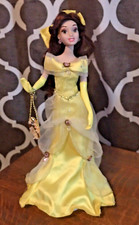 Disney Princess Belle Beauty and Beast Porcelain Brass Key Keepsake Doll