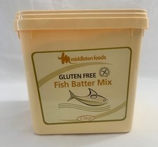 Middleton Foods GLUTEN FREE Fish BATTER MIX 2.5kg Tub Chip Shop Chippy Taste
