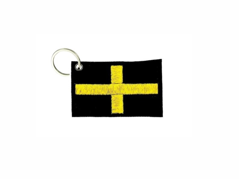 SchlüSselanhäNger Fahne Flagge Flaggen Bestickt AnhäNger SchlüSsel Saint David-image