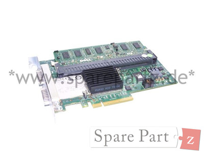 Genuine DELL PERC6/E SAS HBA Controller 512MB 2CH PowerVault PowerEdge FY374