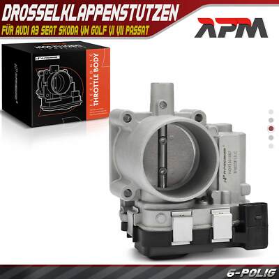 Drosselklappe Drosselklappenstutzen für Audi A3 A1 VW Golf 6 7 Passat Seat Skoda