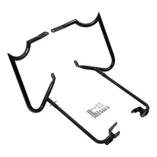 Saddlebag Bracket Guard Crash Bar Fit For Harley Touring Road King Glide 14-24