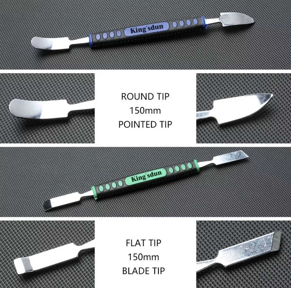 Kingsdun Repair Open Metal Spudger Pry Tool Disassemble Set for Cell Pad Tab GPS - Image 4 of 4
