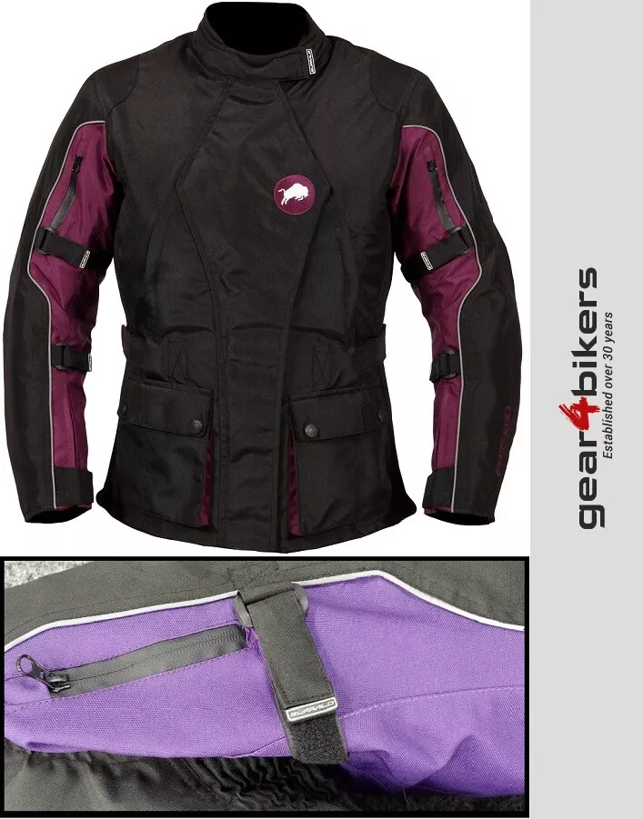 SALE Buffalo Siena Purple Ladies Motorcycle Jacket Scooter