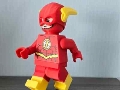 XXL Brick * Flash * DC Superhelden, Maßstab 5:1  Klemmbaustein, Fan Art Figur