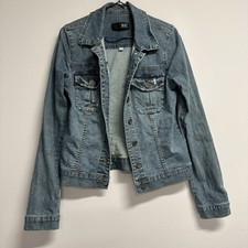 Kut From The Kloth Amelia Blue Denim Trucker Jacket. Size S - Free Uk Postage