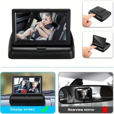 Car-mounted Baby Monitoring Display Baby Stroller Monitor Children's Monitoring
