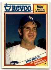 1988 TOPPS REVCO LEAGUE LEADERS BOB WELCH LOS ANGELES DODGERS #15
