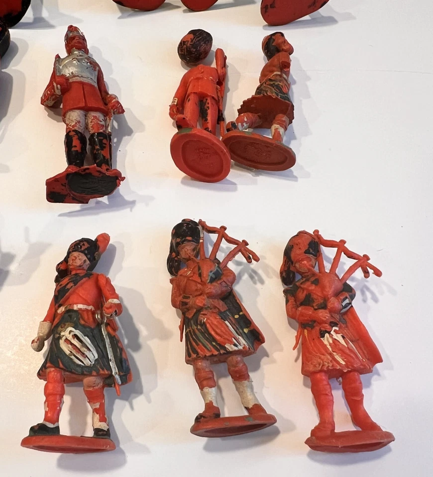 Lote de soldados de plástico vintage Lone Star British Harvey Series - Imagem 4 de 4