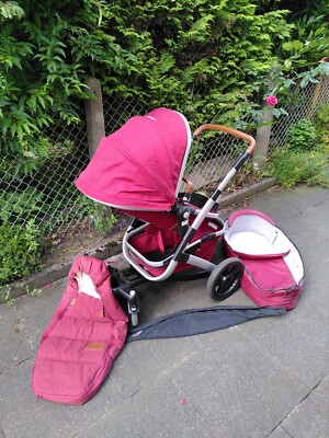 Kinderwagen JOOLZ Geo, rot, gebraucht in gutem Zustand