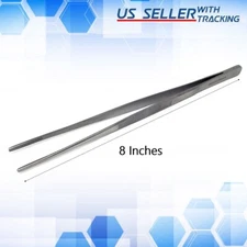 Stainless Steel Feeding Tongs, Reptile Feeding Tweezers Long Handle Feeder New