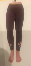 NWT Women's Active Life Burgundy Lattice Yoga Pants Size Small, Medium, Large