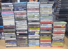 100 Cassete tapes lot wholesale bulk Various artists assorted rock pop jazz