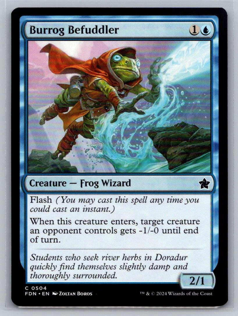 BURROG BEFUDDLER FOUNDATIONS 504 COMMON MAGIC: THE GATHERING - NM/M